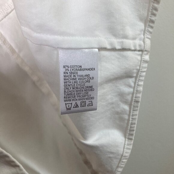 Womens‎ Antonio Melani White Vneck Button Sleeveless Top S - Picture 7 of 7